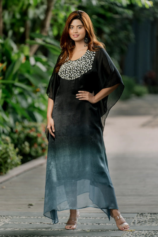 Onyx Elegance - Long Kaftan