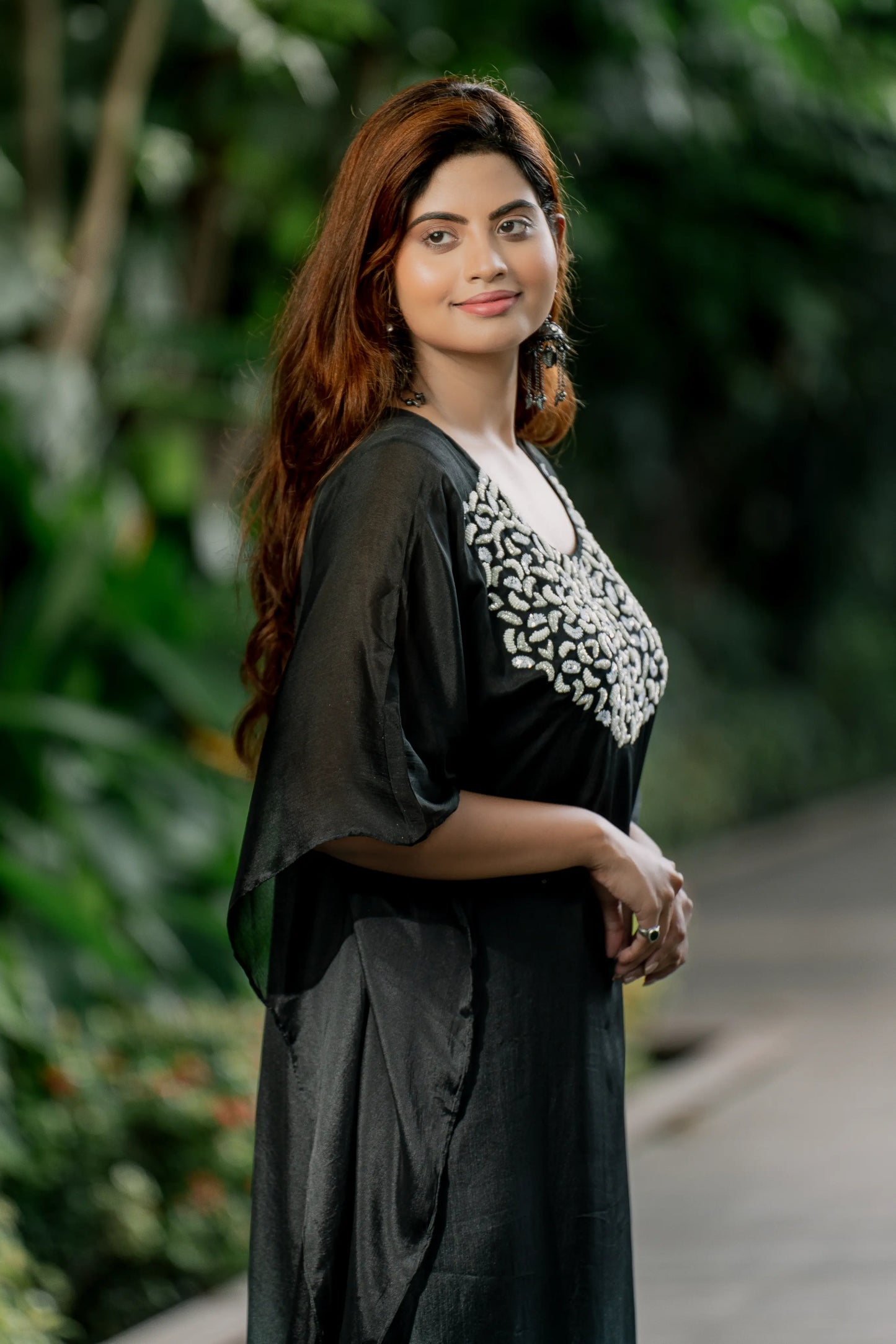 Onyx Elegance - Long Kaftan