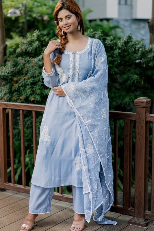 Blue Dawn - Kurta Set